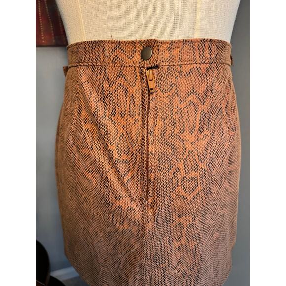 Free People Midnight Magic Snake Print Mini Skirt - Picture 3 of 9